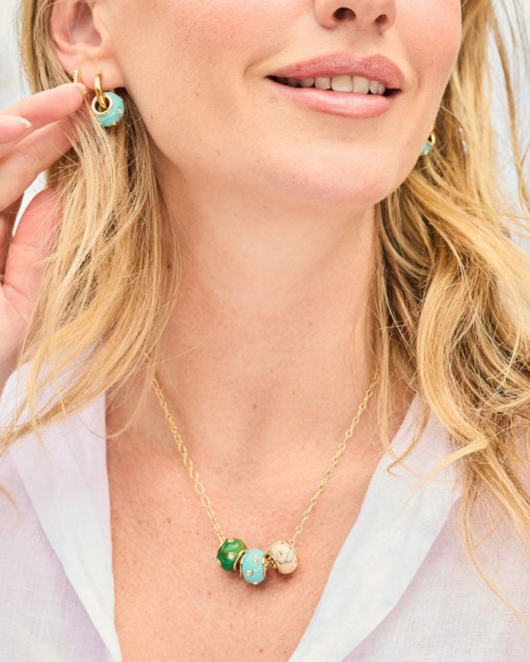 Convertible Rondelle Huggie Earrings