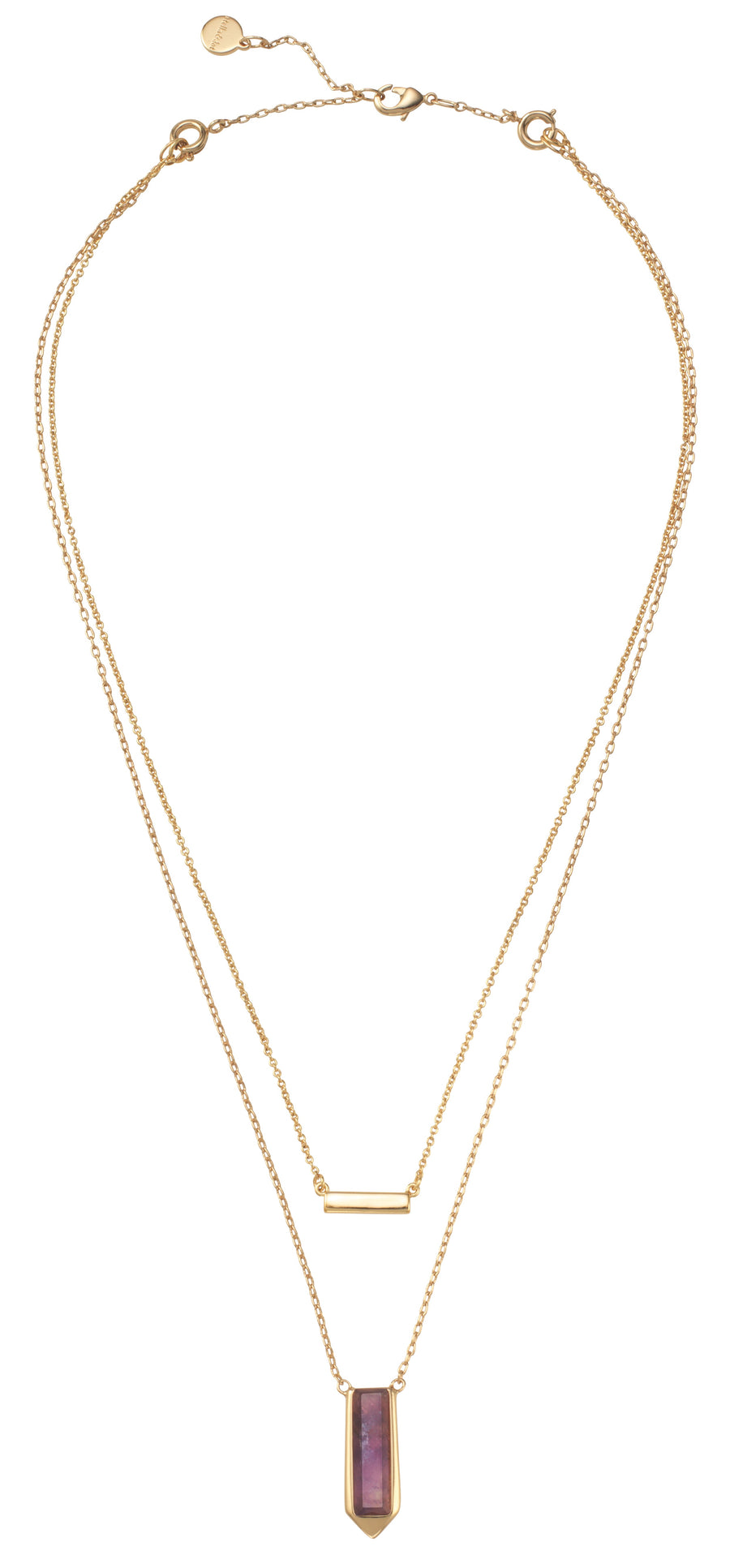 Spear Stone Pendant Necklace