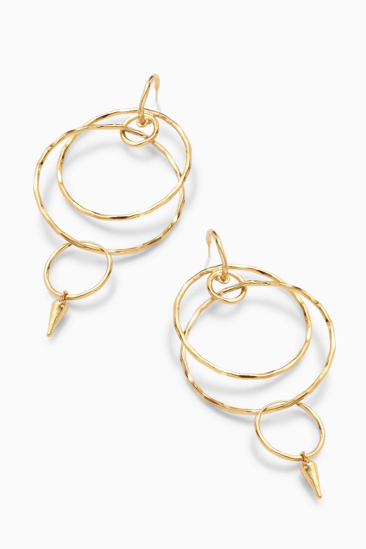 Interlocking Hoops - Gold