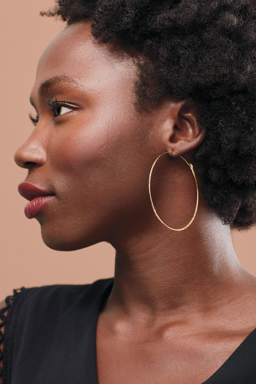Essential Hammered Hoops Earrings