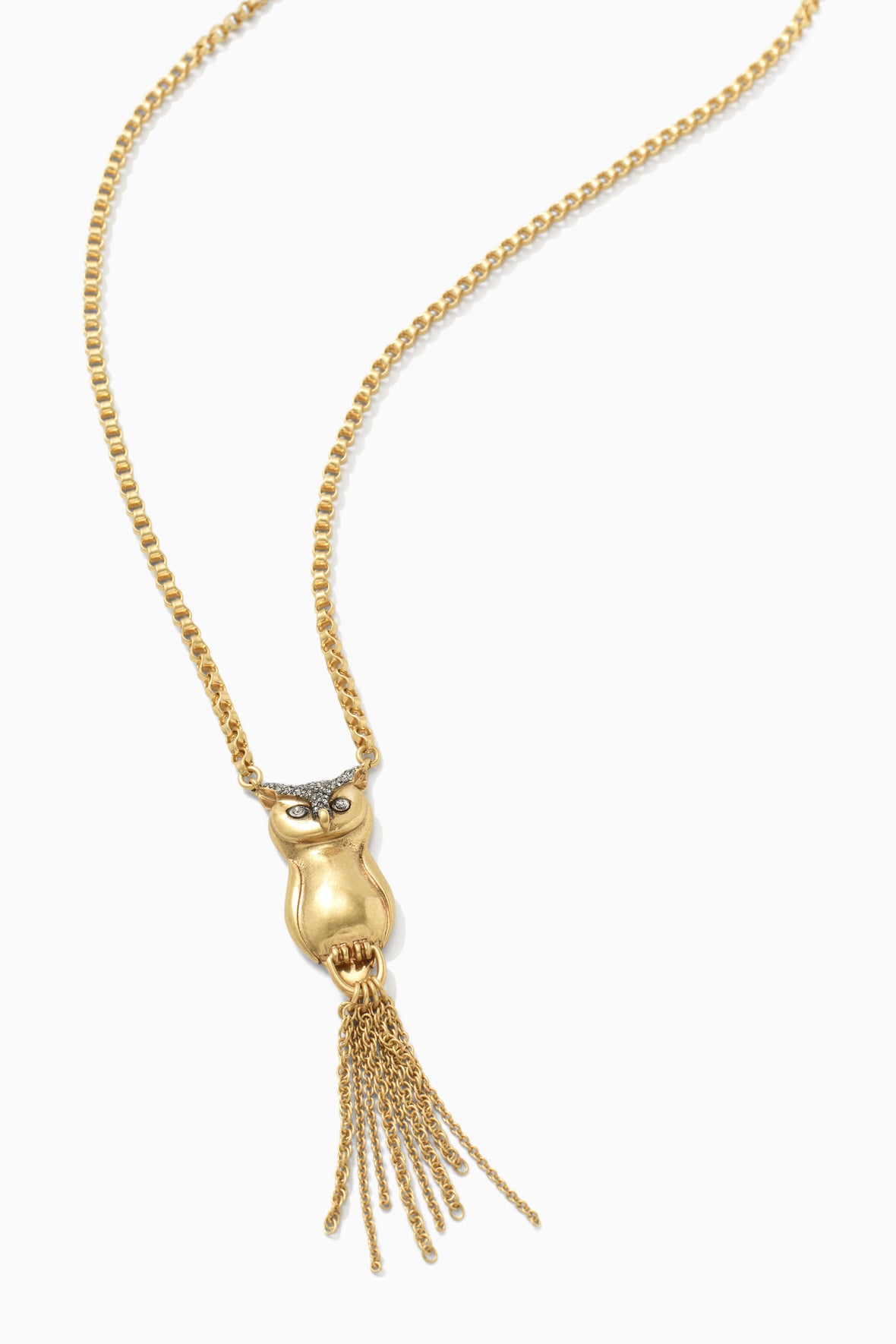 Pave Owl Pendant