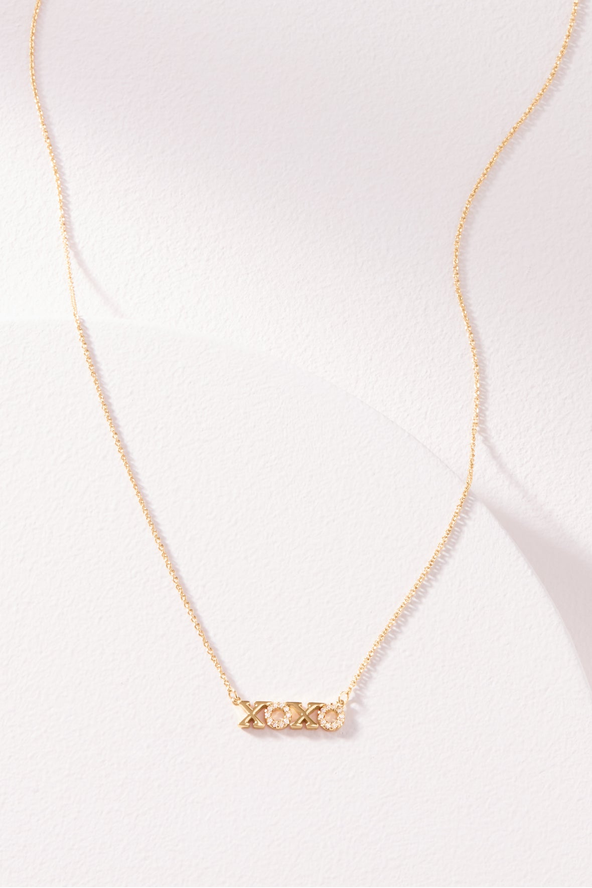 XOXO Necklace in Gold