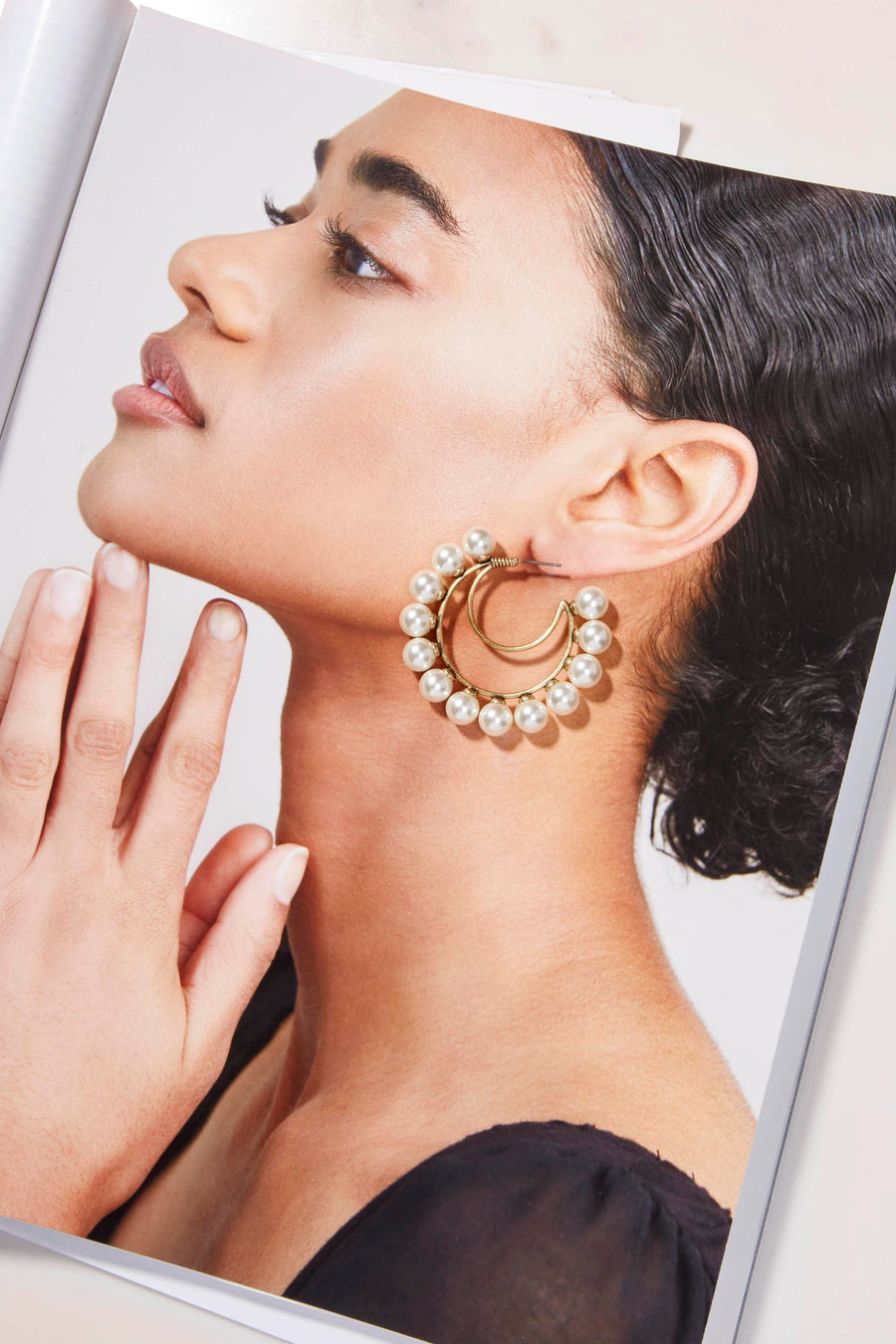 Power Pearl Hoop