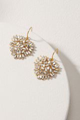 Baguette Blitz Heart Earrings