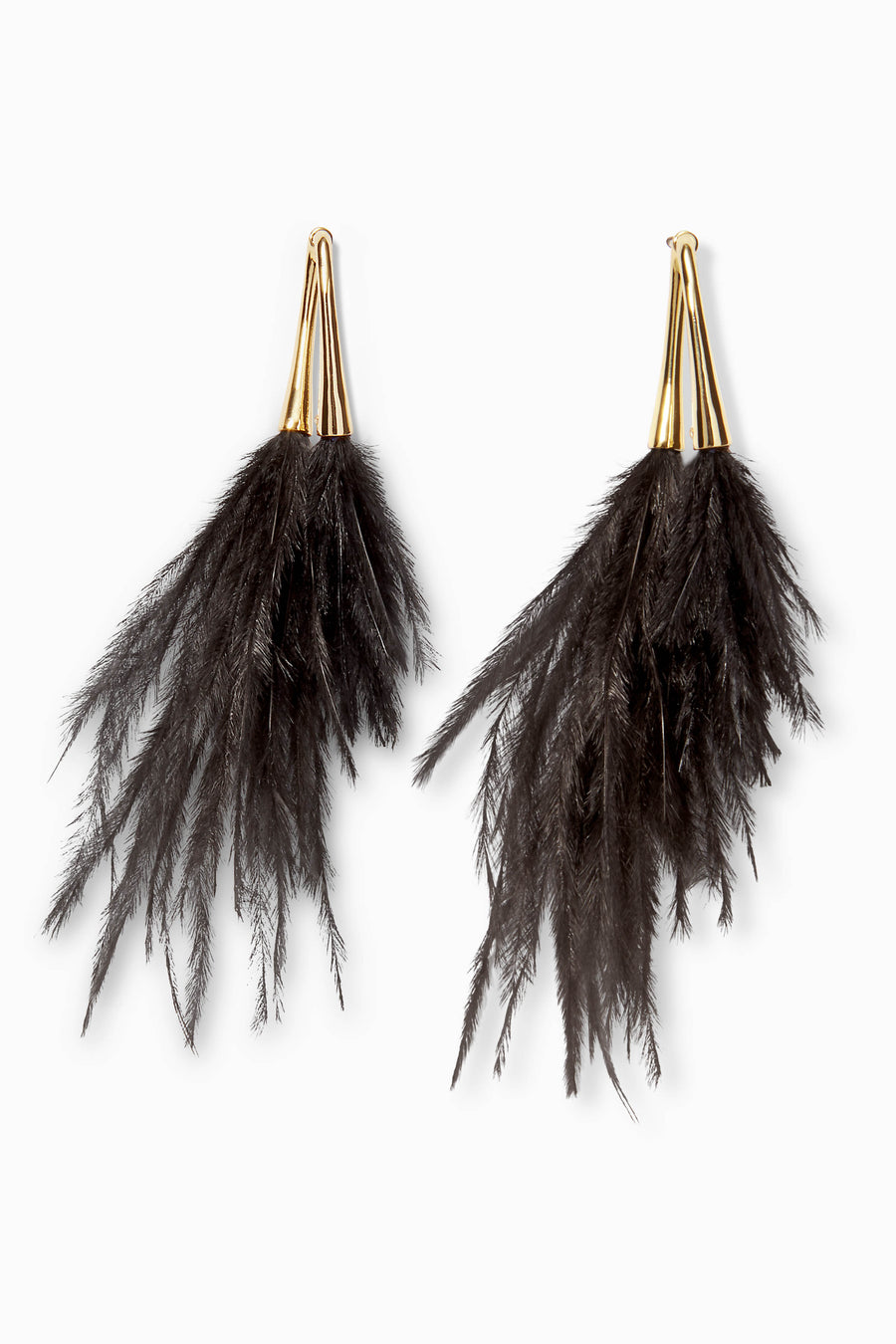 Feather Drop Earrings - Final Sale