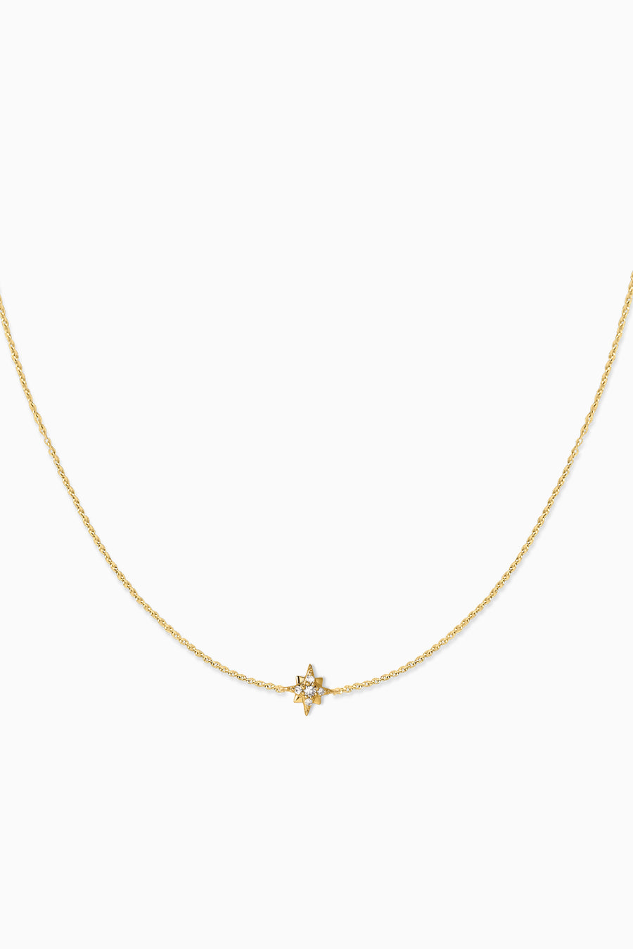 Covet 10kt Gold & Diamond Single Charm Necklace