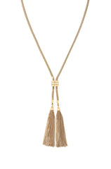 Jacqueline Tassel Necklace