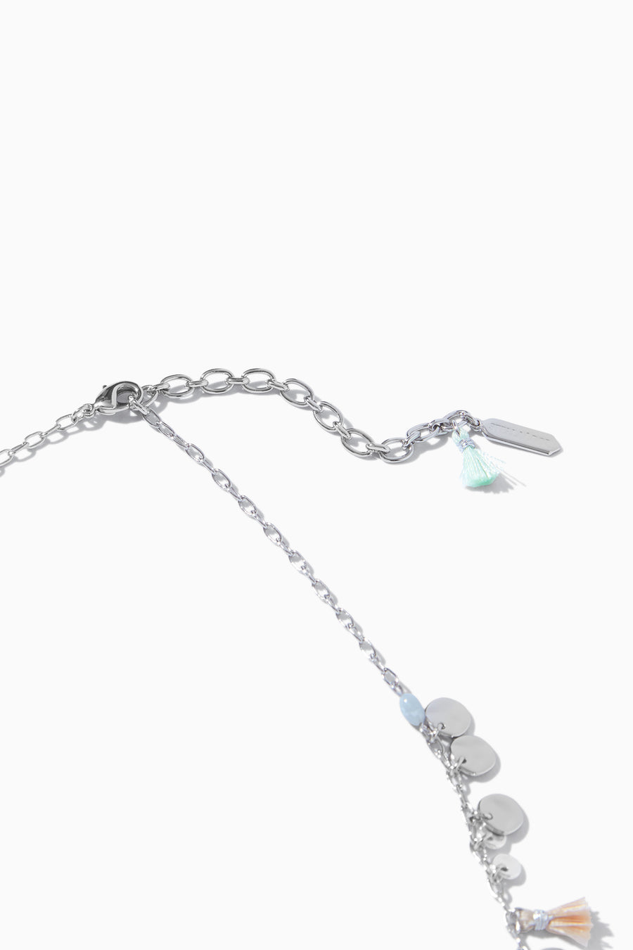 Metal Bubbles Long Strand Necklace