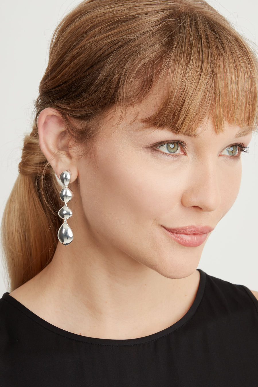 Silver Dangle Earrings [E451S]