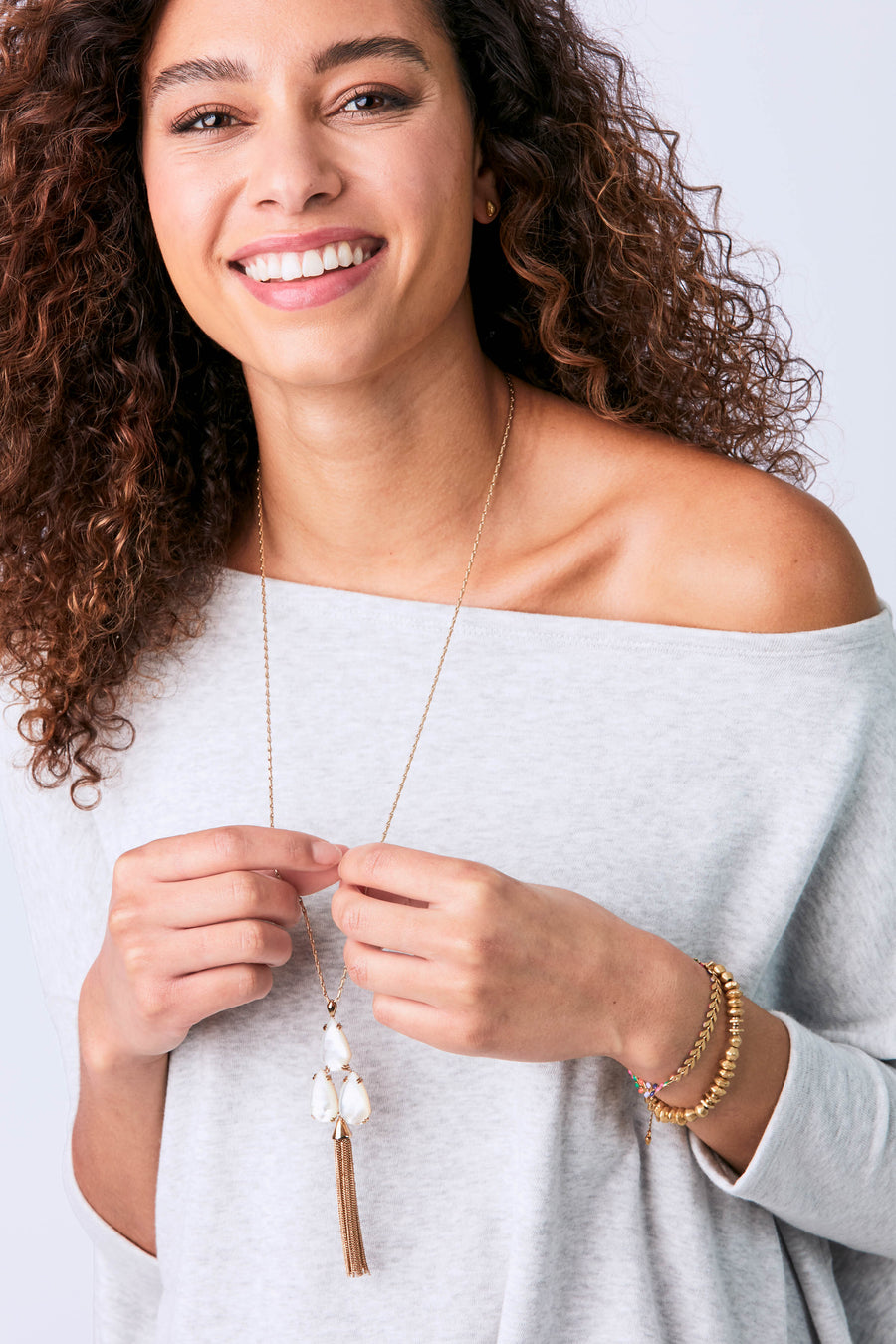 Botanical Tassel Necklace