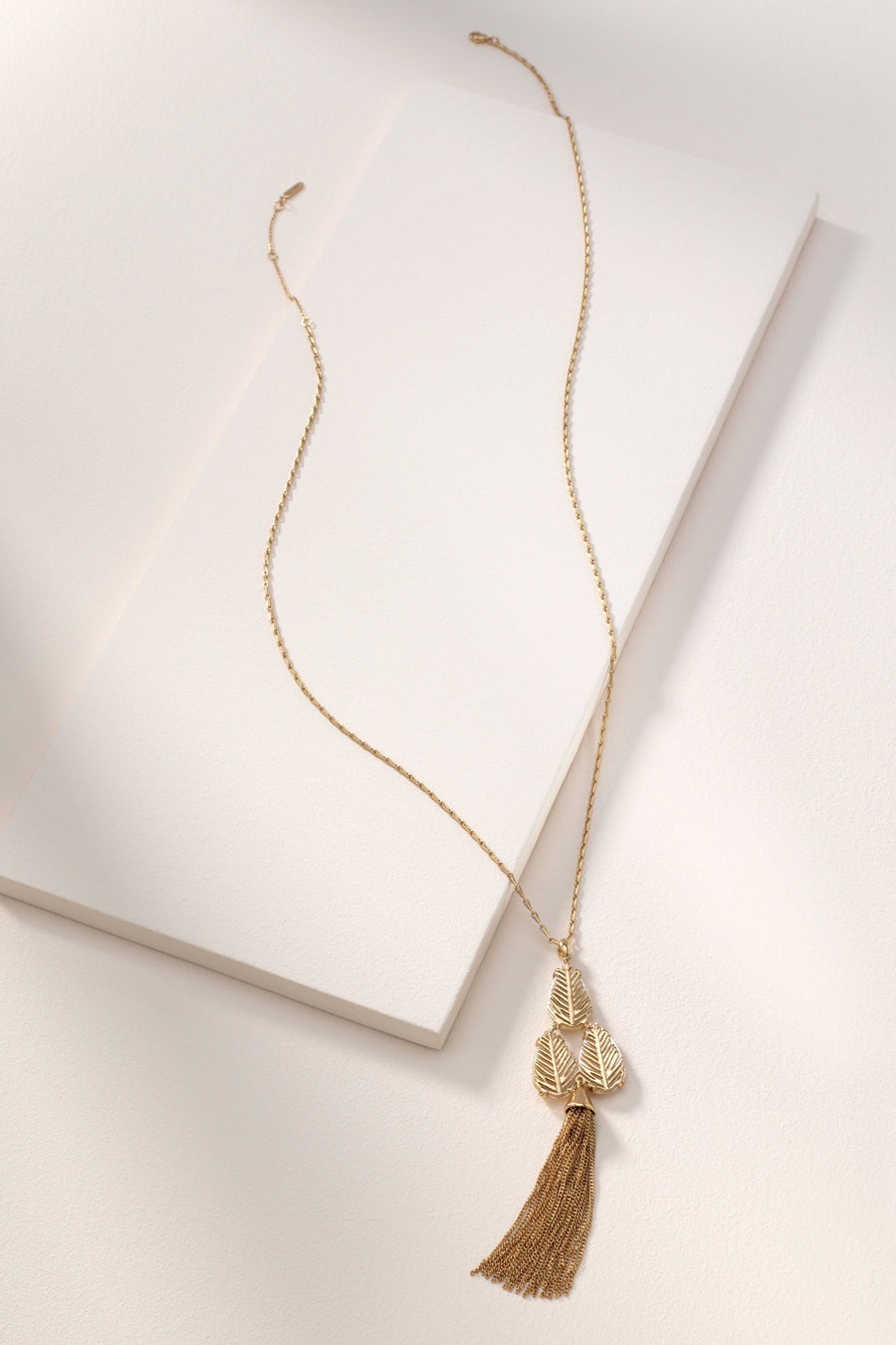 Botanical Tassel Necklace
