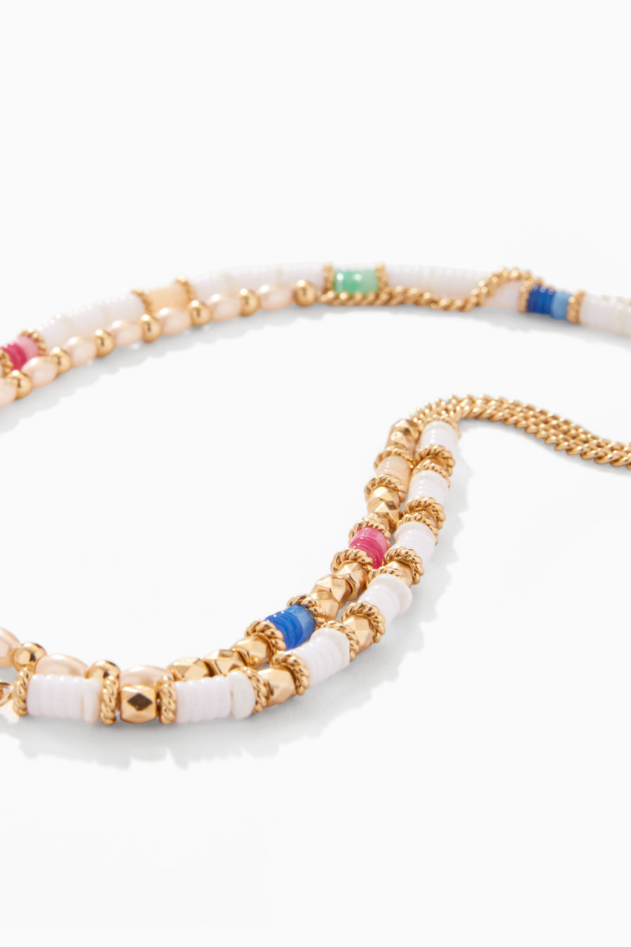 Day at the Beach Strand Necklace, Bracelet / Wrap