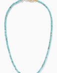 Charlotte Gemstone Necklace Turquoise | Luck