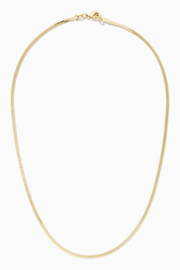Elisa Herringbone Chain Necklace
