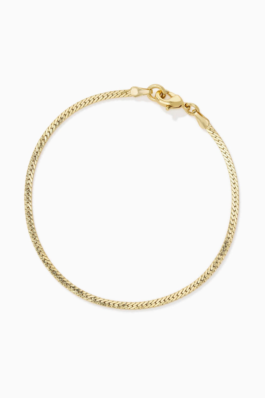 Elisa Herringbone Chain Bracelet
