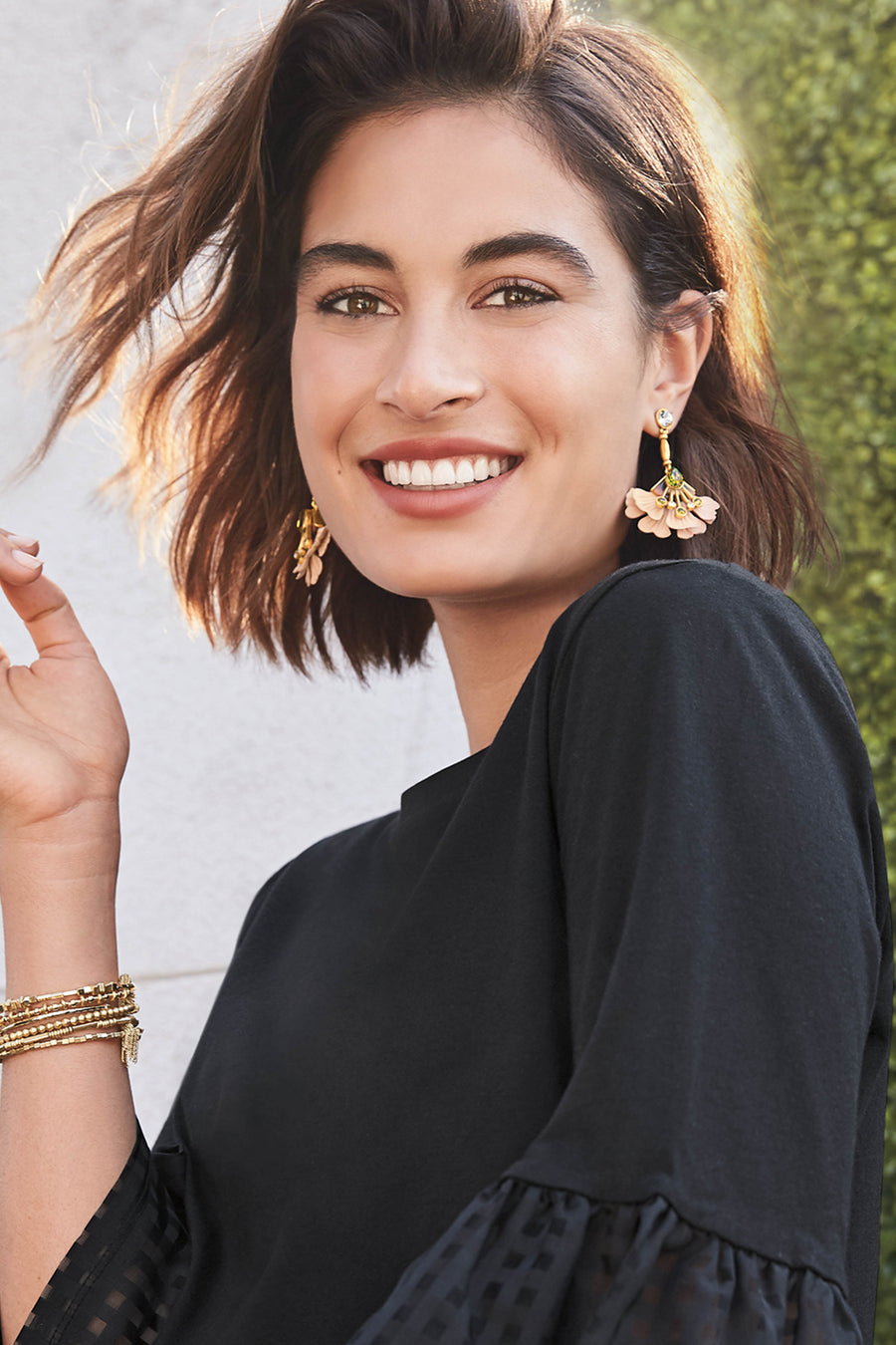 Rory Floral Drop Earrings