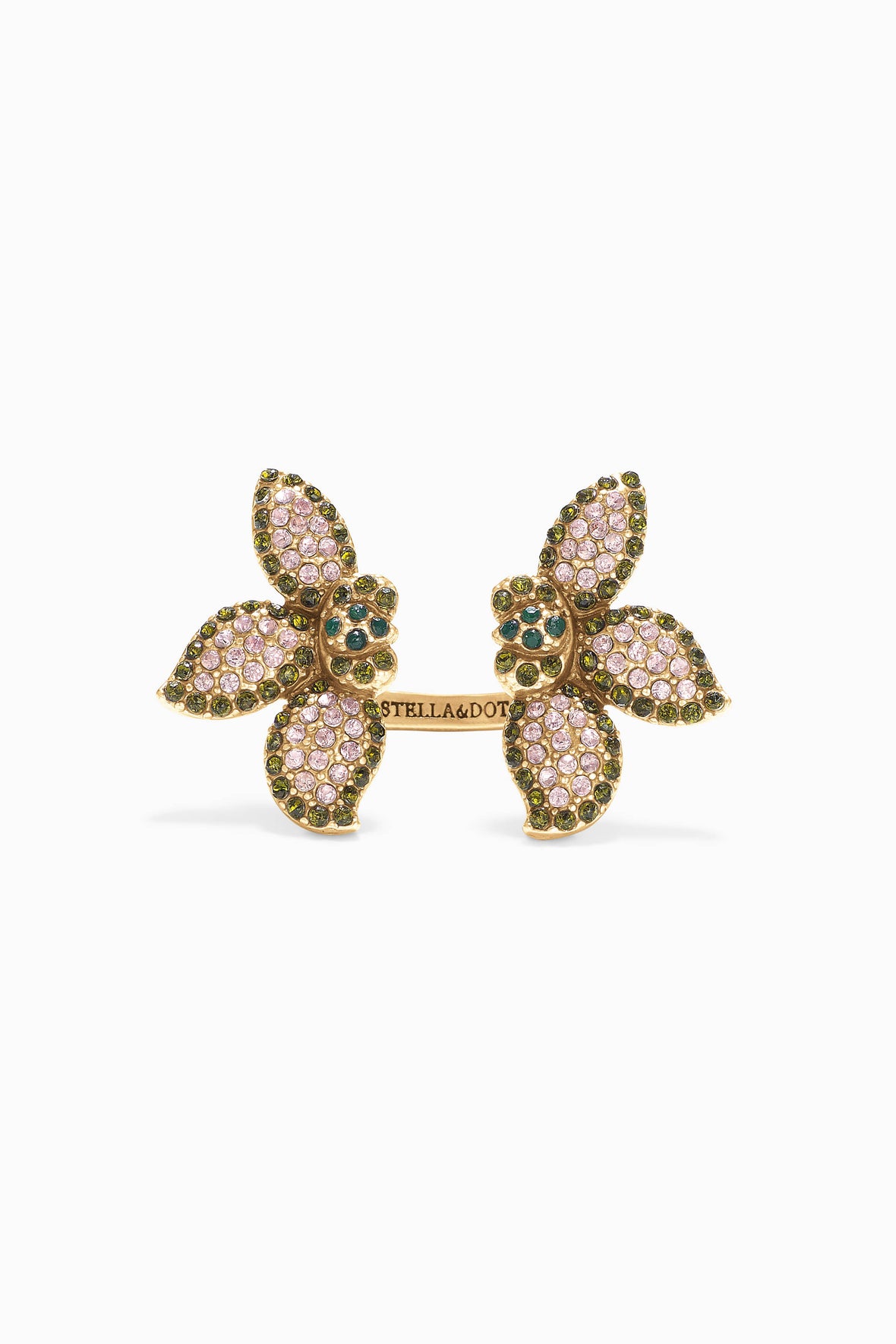 Pave Petal Ring