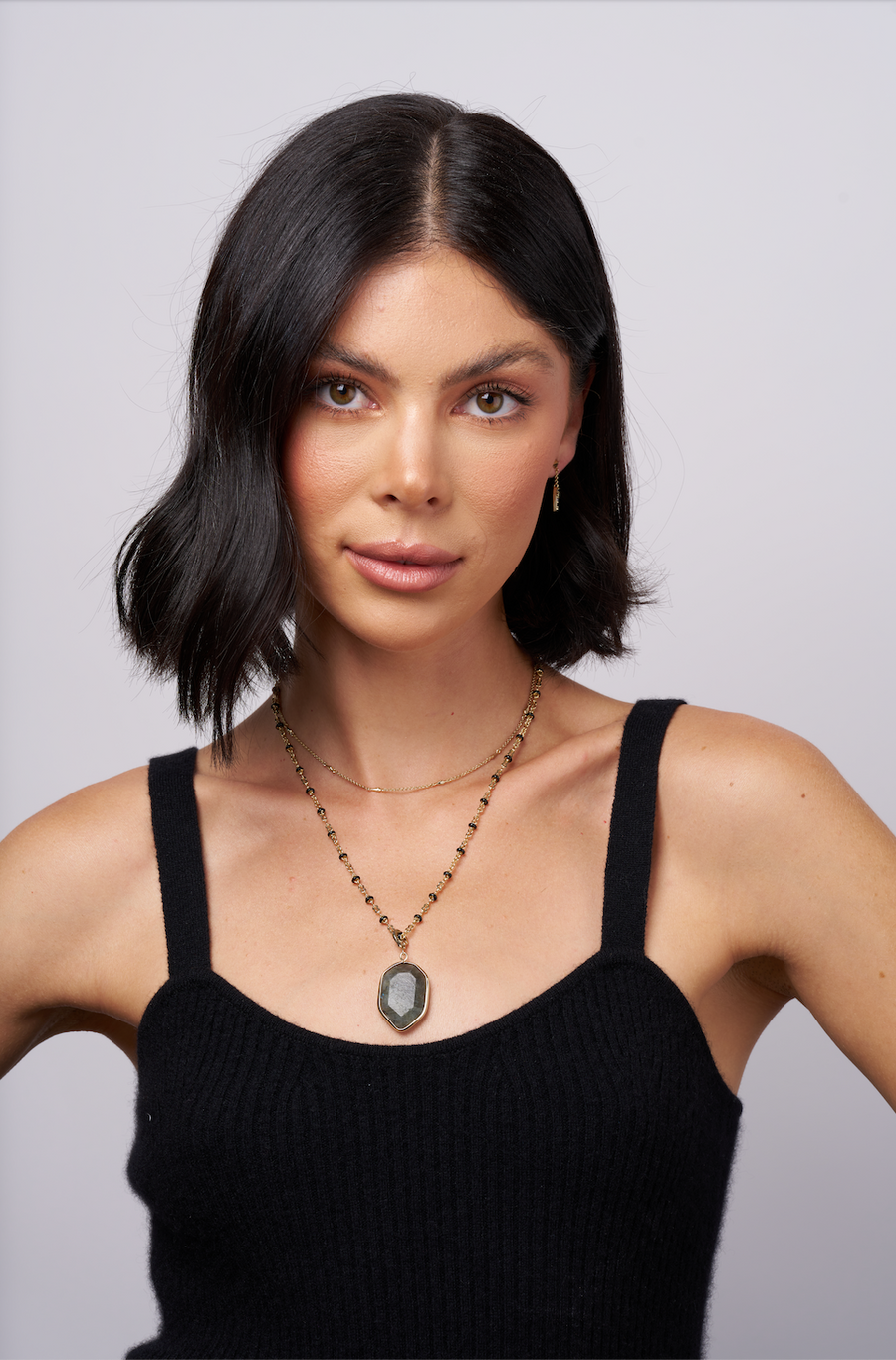 Tatum Labradorite Charm