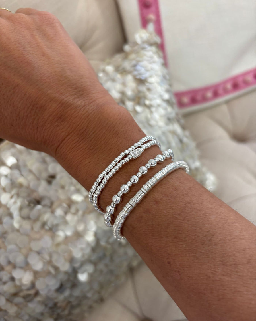 All Day 3 & 5mm Beaded Stretch Bracelet