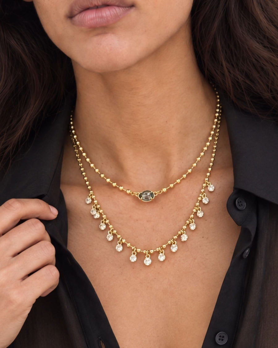 Sienna Diamond Fringe Necklace