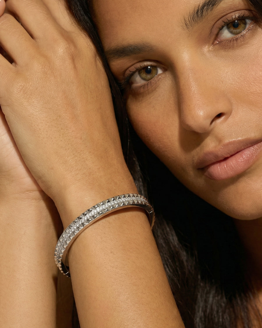 Vivienne Cuff Bracelet | Silver