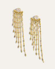 Selena Convertible Bezel Stud 2-in-1 Earring