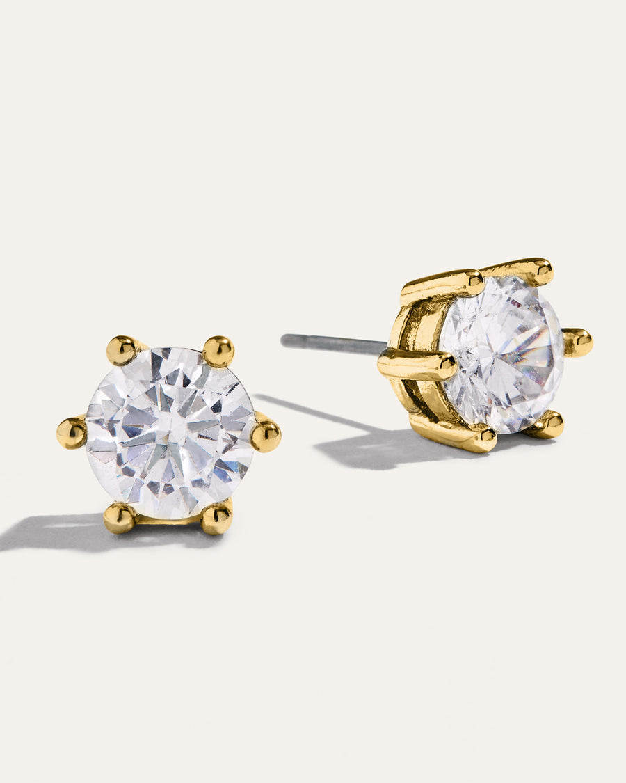 Sparkle Diamond Stud Earrings