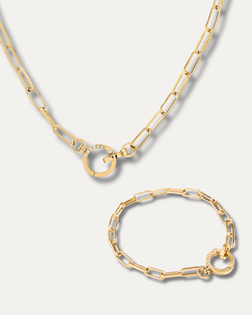 Tatum Link Necklace & Bracelet