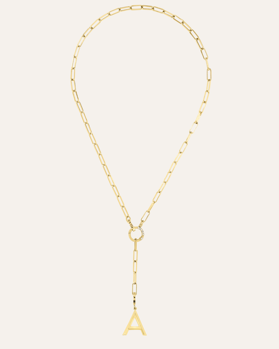 Tatum Necklace & Alphabet Charm Bundle