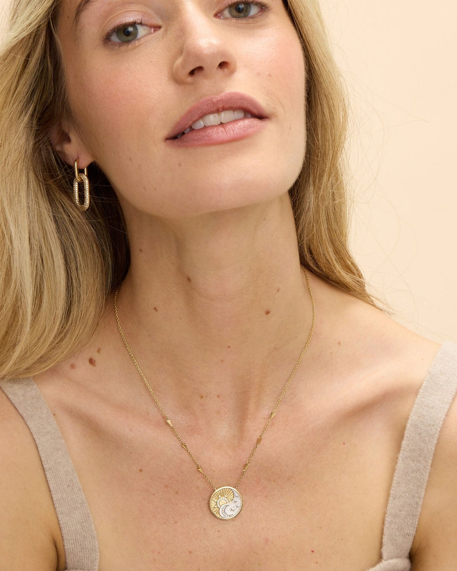 Terra Medallion Celestial Necklace