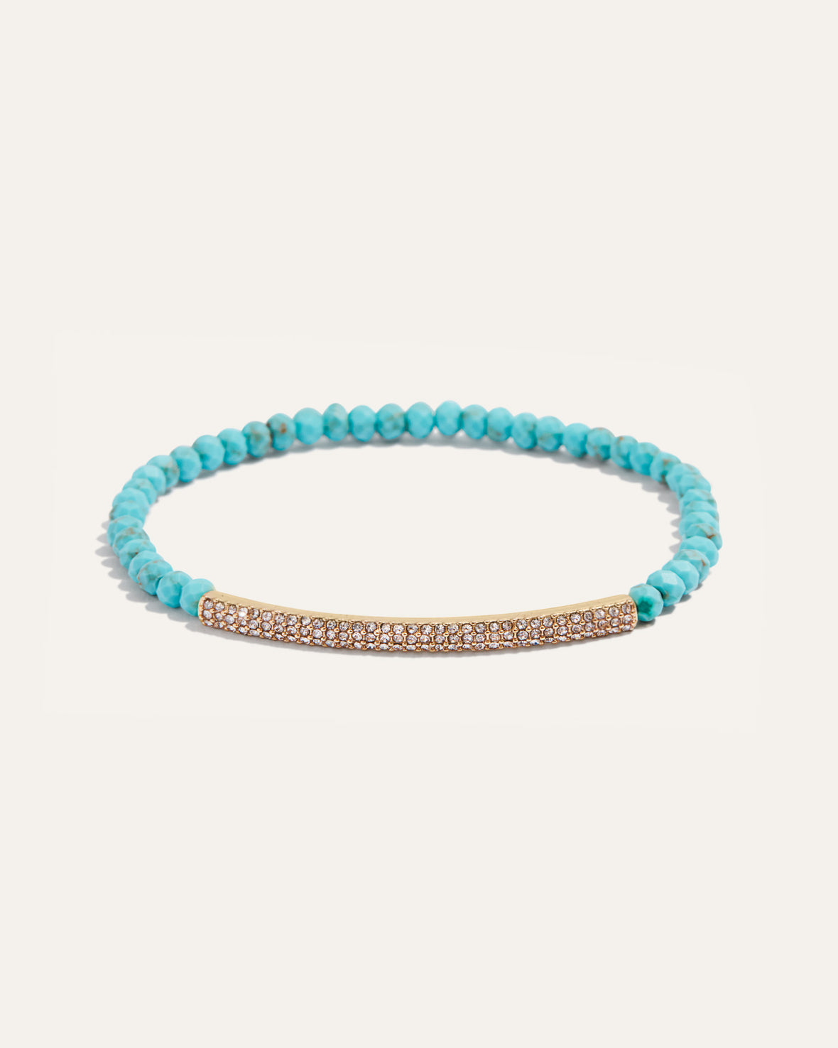 Tribute Beaded Stretch Bracelet | Turquoise Gemstone Beads