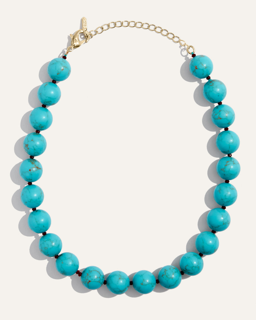 Turquoise Gumball Necklace
