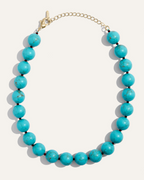 Turquoise Gumball Necklace
