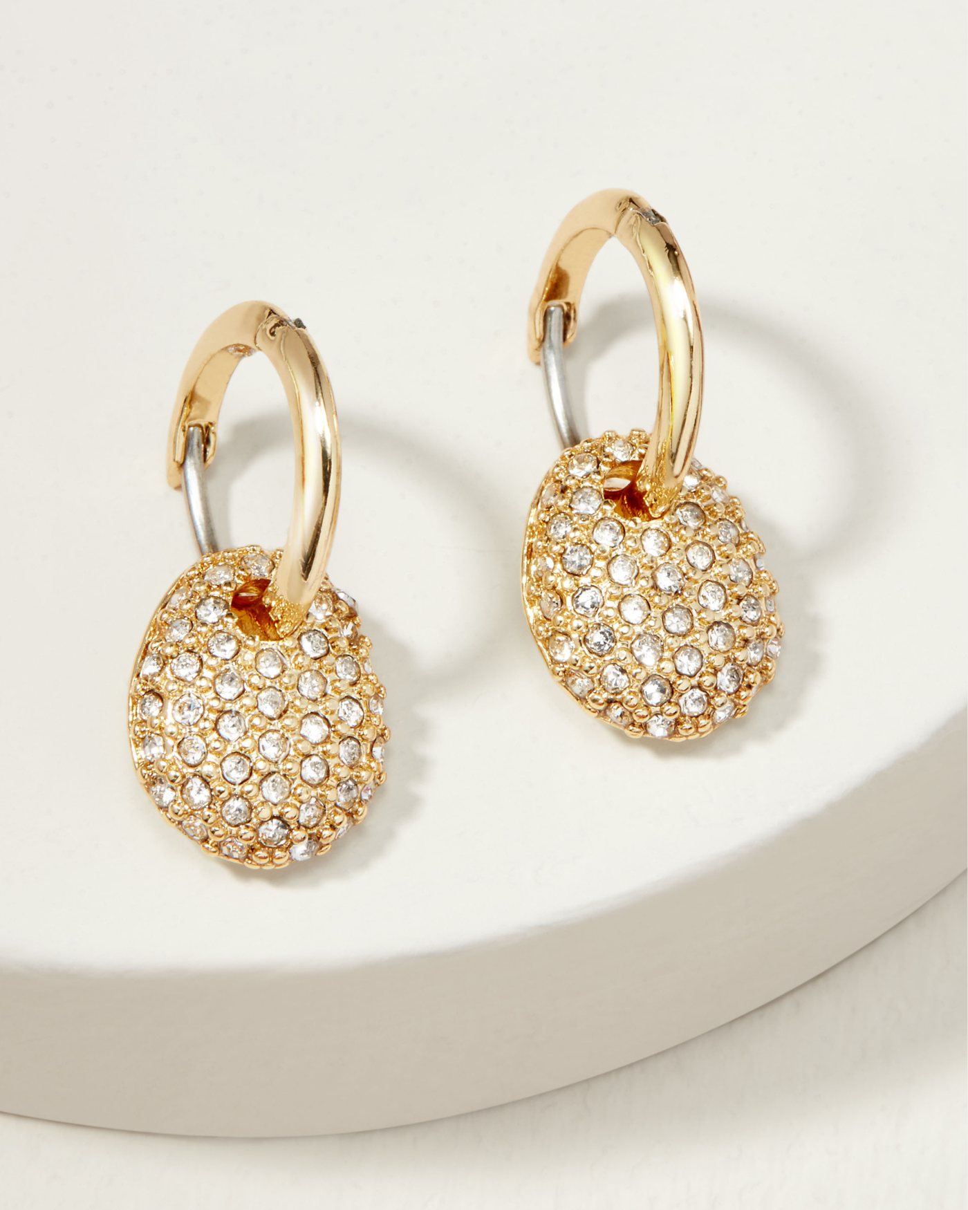Ulani Reversible Drop Huggie Earrings