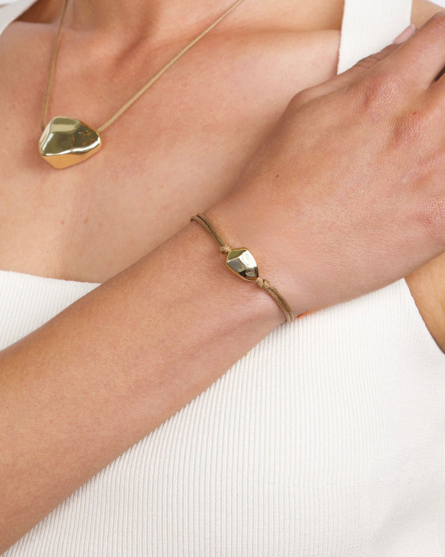 Ulani on Leather Cord Bracelet