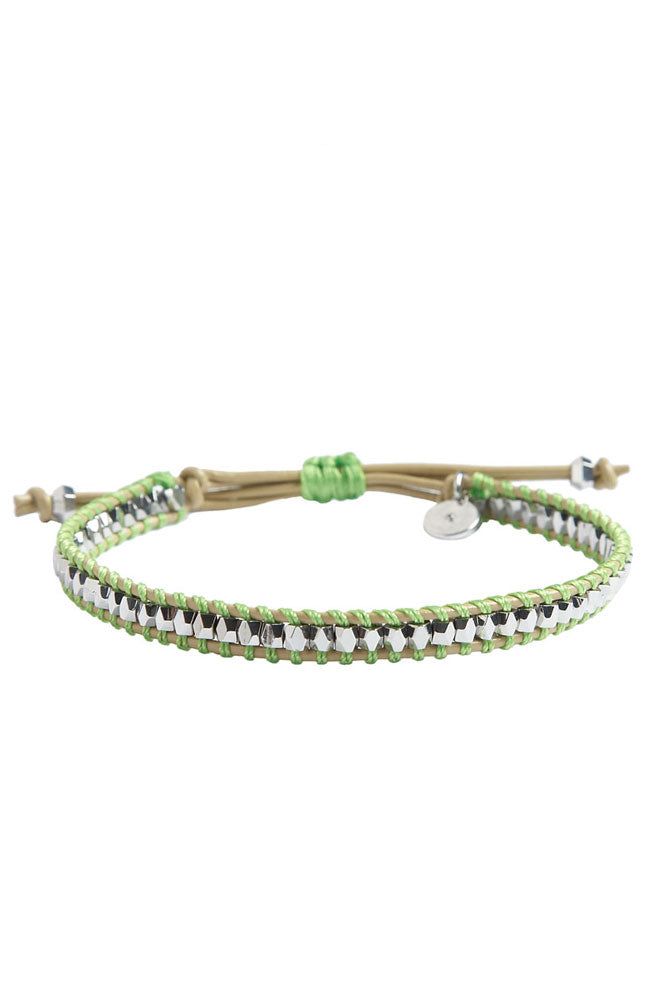 Wonderlust Single Wrap Bracelet - Green