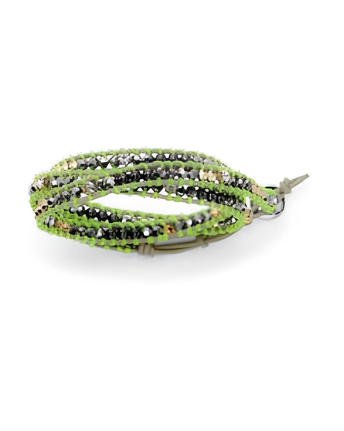 Wanderlust Triple Wrap Bracelet - Green