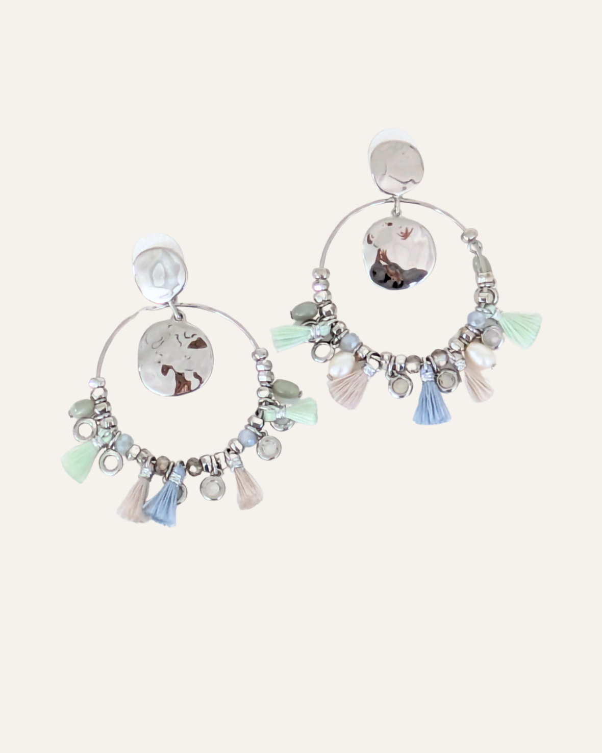 Metal Bubble Convertible Statement Hoops