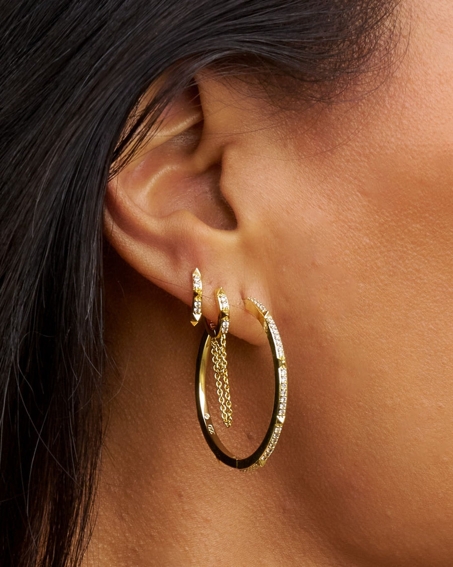Charlotte Renegade Hoop Earrings | 1.5"