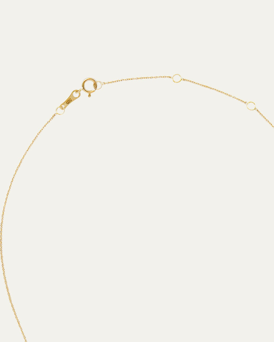 Covet Single Initial 10-14kt + Diamond Necklace - Final Sale