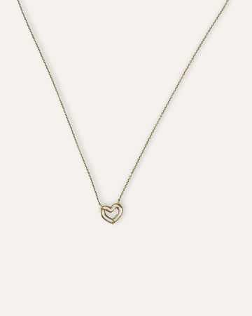 Covet 14kt Gold Heart Necklace -Never Released