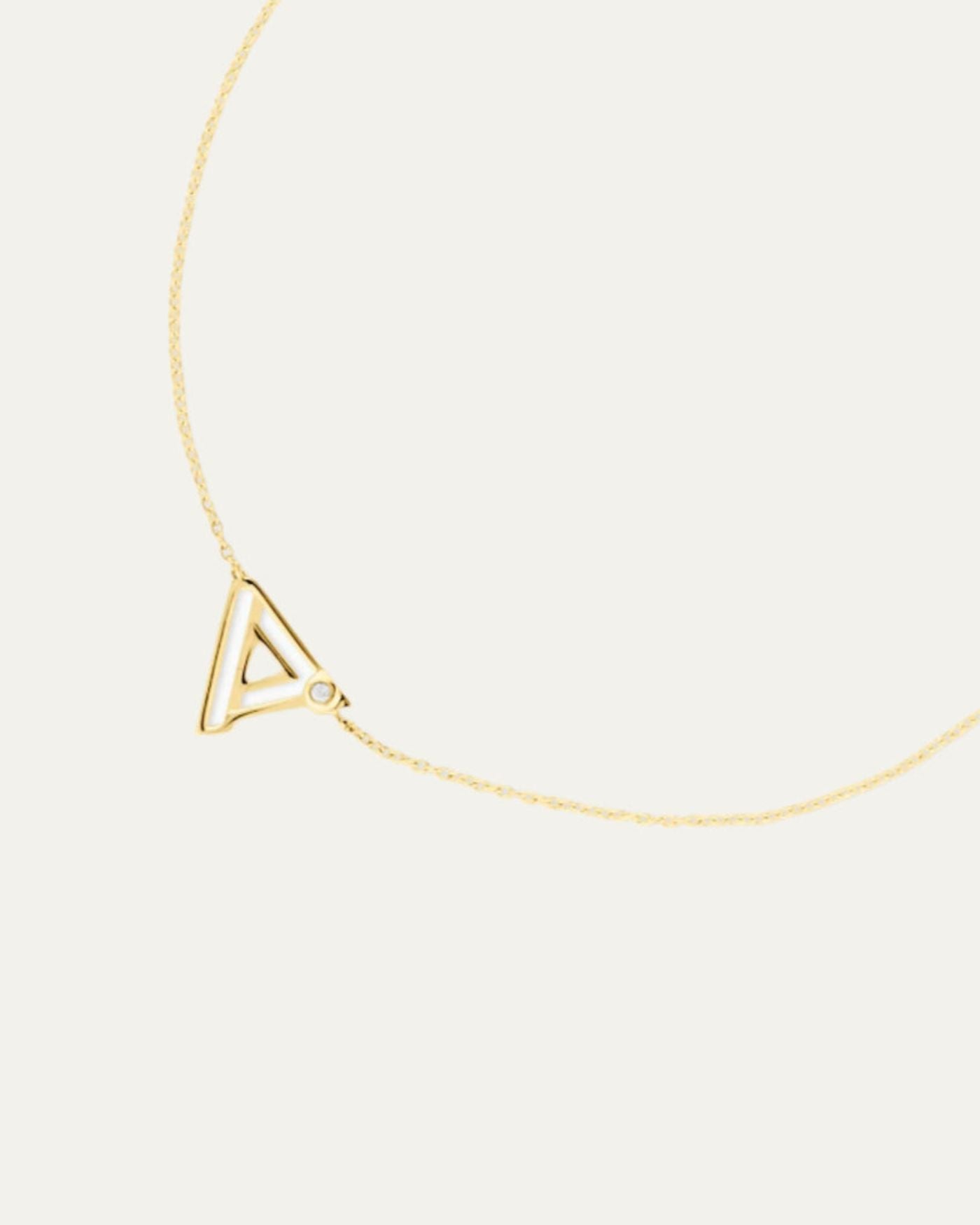 Covet Single Initial 14kt + Diamond Bracelet Final Sale