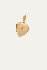 Solid Heart Tatum Charm