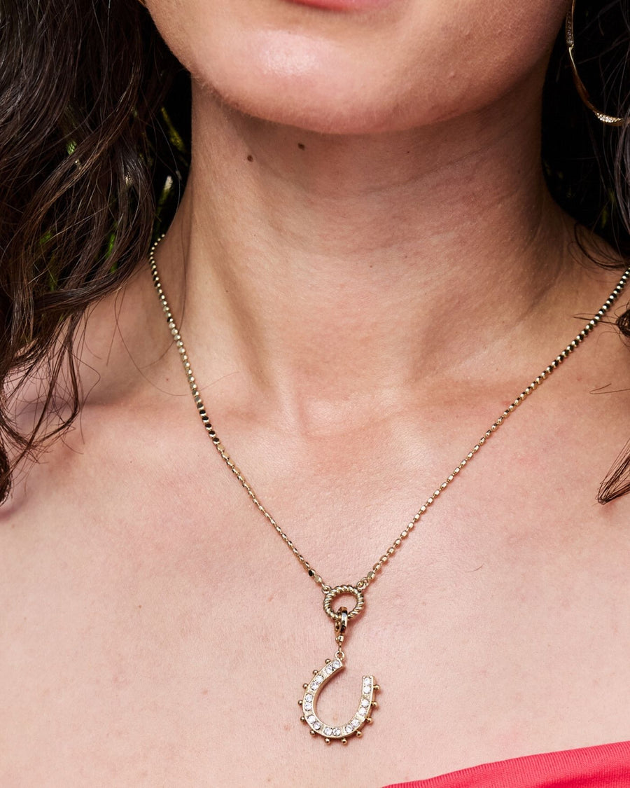 Lucky You Reversible Horseshoe Charm