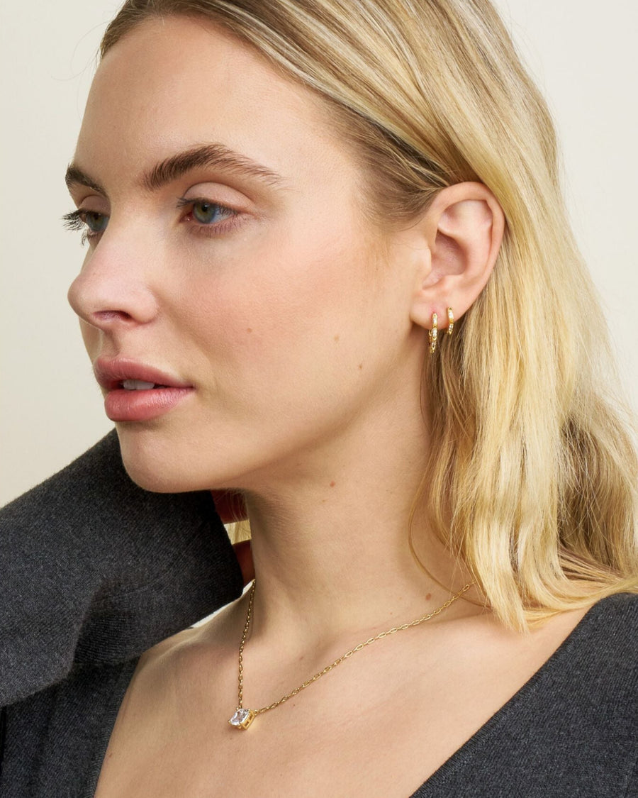 Charlotte Renegade Hoop Earrings | 3/4"