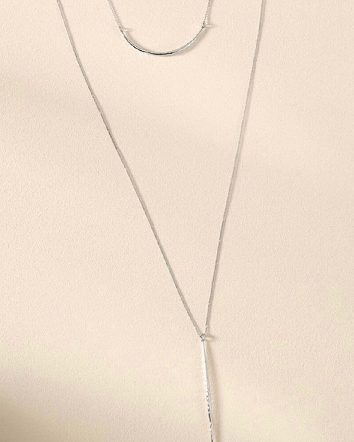Kari Layered Necklace | Silver