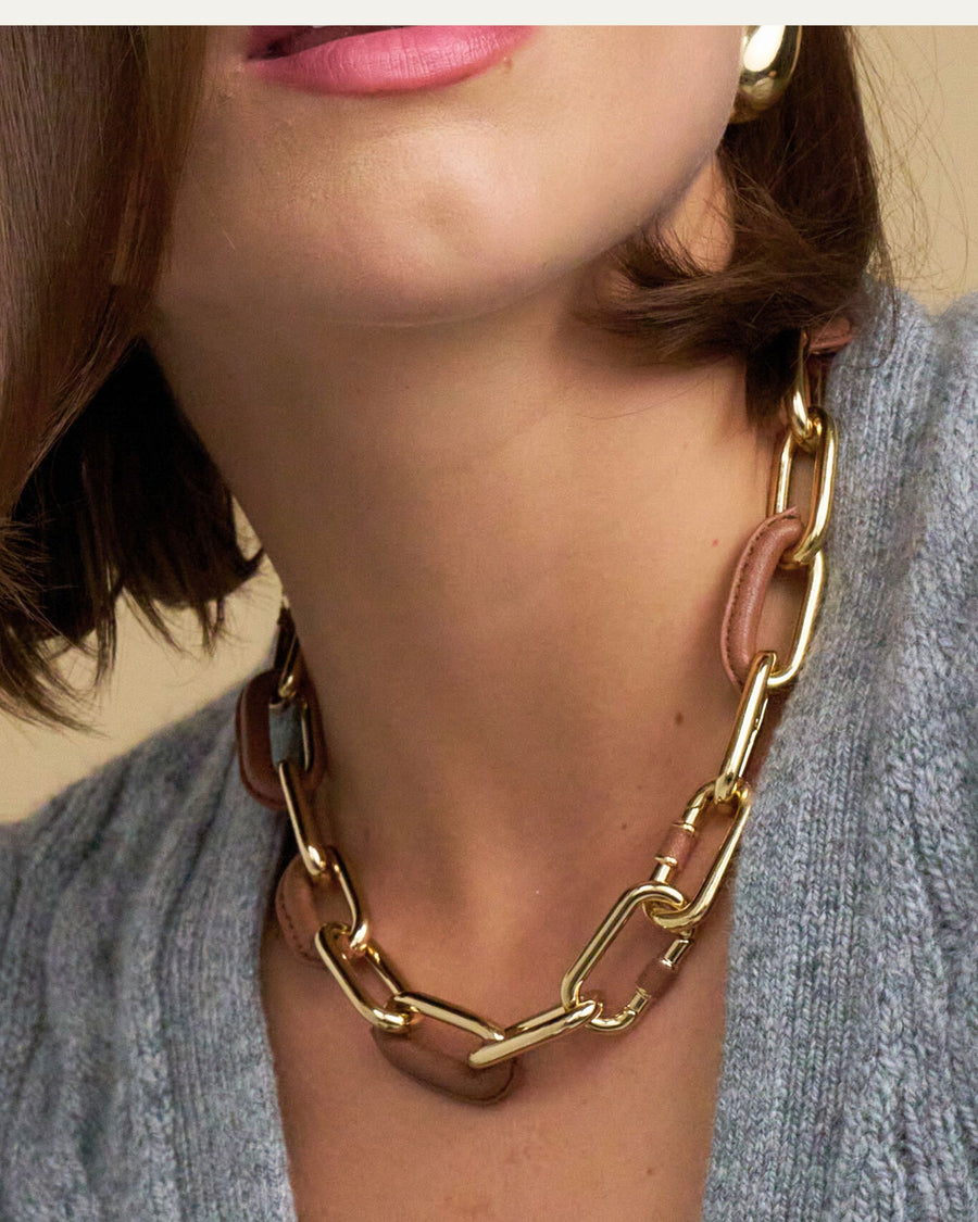 Leather Links Bracelet