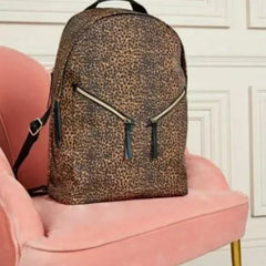 Stella & Dot Lady Boss Leopard Print Backpack - Final Sale