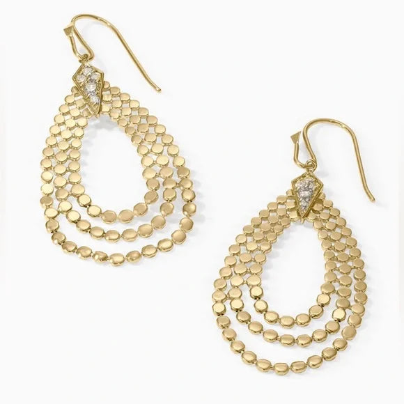 Uma Teardrop Hoop Earring