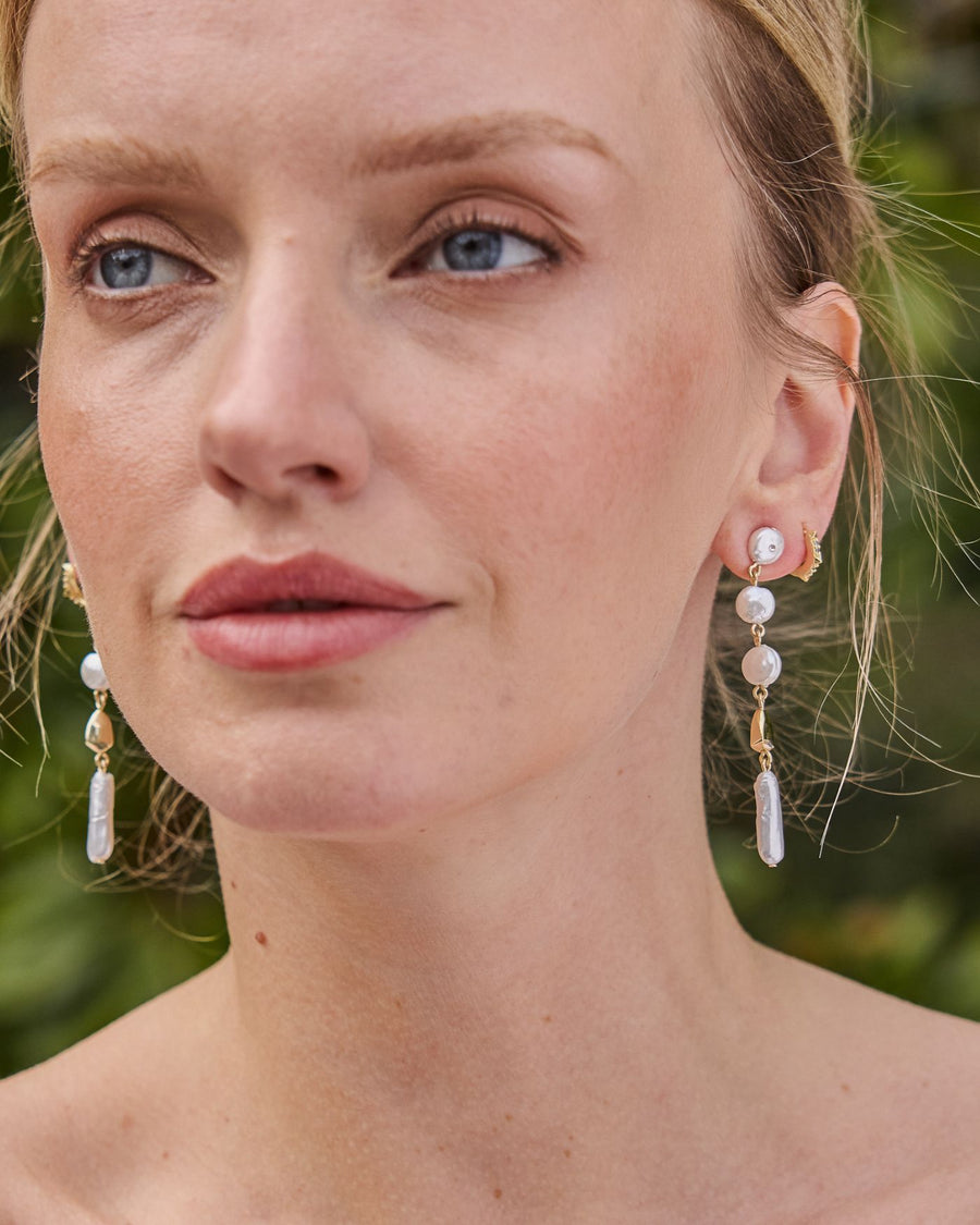 Ulani Pearl Drop Earrings
